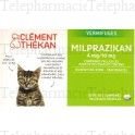 CLEMENT THEKAN Milprazikan 4mg / 10mg comprimés antiparasitaires pour chatins et petits chats x2