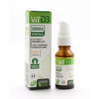 SANTE VERTE Vit D3 v&eacute;g 2000UI S buv Spr/20ml