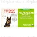 CLEMENT THEKAN Milprazikan 2.5mg / 25mg Comprimés antiparasitaire pour chiots et petits chiens x2