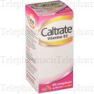 Caltrate vitamine d' 600 mg/400 ui Flacon 60 comprim&eacute;s