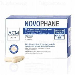 NOVOPHANE G&eacute;l cheveux ongles B/60