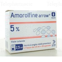 AMOROLFINE 5% ARW VER 2,5ML 20