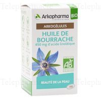 ARKOPHARMA Arkog&eacute;lules - Huile de Bourrache 180 capsules