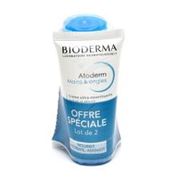 BIODERMA Atoderm mains cr&egrave;me r&eacute;paratrice 2 tubes 2x50ml