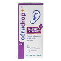 CERUDROP+ Solution pour bouchon de c&eacute;rumen 12ml