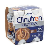 CLINUTREN Ultra concentr&eacute; en prot&eacute;ines saveur caf&eacute; sans lactose 4x200ml