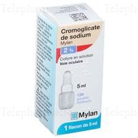 CROMOGLICATE 2% MYLAN COL 5ML