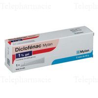 MYLAN Diclof&eacute;nac 1% gel voie locale tube 50g