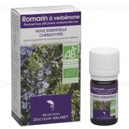 DOCTEUR VALNET Huile essentielle romarin &agrave; Verb&eacute;none flacon 5ml