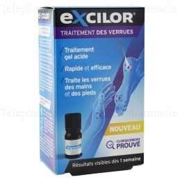 EXCILOR Traitements des verrues acide flacon 4ml