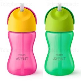 Tasse Paille +12 mois 300ml Verte