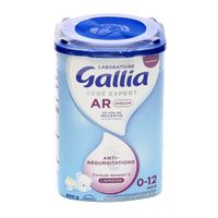 GALLIA Lait A.R Formule &eacute;paissie &agrave; l'Amidon 0 - 12 mois