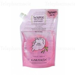 Eau d&eacute;maquillante Source micellaire enchant&eacute;e rose d'anthan recharge 400ml