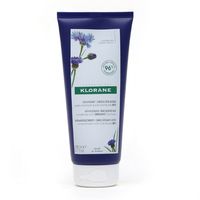 KLORANE Centaur&eacute;e bio - Apr&egrave;s-Shampooing d&eacute;jaunissant, cheveux gris, blonds tube 200ml
