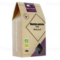 Les Tisanes Menthe Poivr&eacute;e feuille 30g