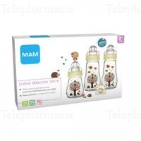 MAM - Mon premier coffret biberon verre d&egrave;s 0mois