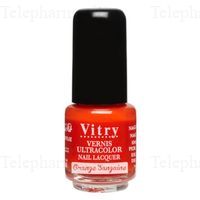 VITRY Mini vernis psych&eacute;d&eacute;lique 4ml orange sanguine