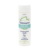 NATESSANCE Lait d&eacute;maquillant velout&eacute; Alo&eacute; Vera bio 200ml