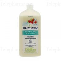 NATESSANCE Shampooing fortifiant Ricin bio et k&eacute;ratine v&eacute;g&eacute;tale flacon 500ml