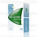 NICORETTE 2 mg sans sucre Bo&icirc;te de 105 gommes