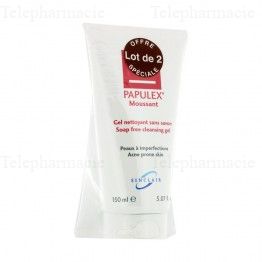 PAPULEX GEL MOUSSANT 150ML X2