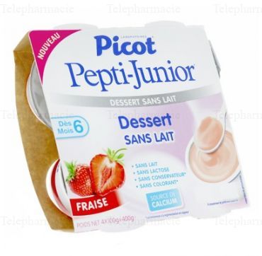 Mon 1er Dessert sans Lait Fraise 4 x 100g