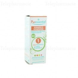 PURESSENTIEL Huile essentielle Romarin &agrave; verb&eacute;none bio 5ml