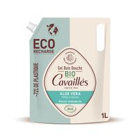 CAVAILLES Gel bain douche aloe vera bio Eco-Recharge 1L