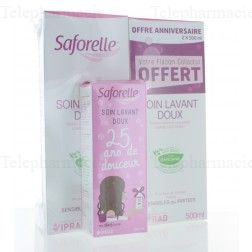 SAFORELLE LOT DE 2X500 ML AVEC 100ML OFFERT