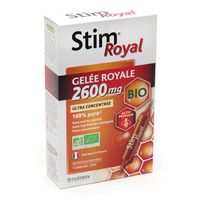 NUTREOV Stim Royal Gel&eacute;e Royale 2600mg Bio 20 ampoules