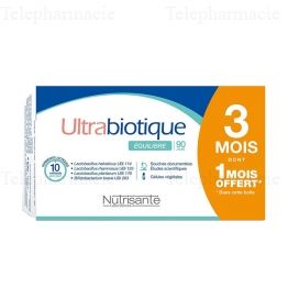ULTRABIOTIQUE &Eacute;quilibre Boite 3 mois dont 1 offert