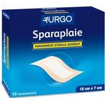 URGO Sparaplaie 10 x 7cm bo&icirc;te de 10 pansements