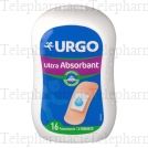 URGO Ultra absorbant 3 formats bo&icirc;te de 16 pansements