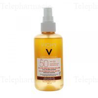 VICHY Capital soleil eau de protection au b&eacute;ta-carot&egrave;ne SPF50 spray 200ml