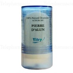 VITRY D&eacute;odorant pierre d'alun 120g