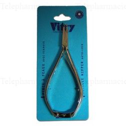 Pince &agrave; Peaux avec Fermoir 12 cm Inox