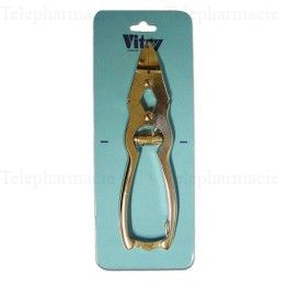 Accessoires P&eacute;dicure Pince Podologue Professionnelle Inox 16.5cm