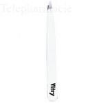 VITRY Pince &agrave; &eacute;piler mors en biais inox 9cm
