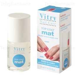 Nail care vernis top coat mat 10ml